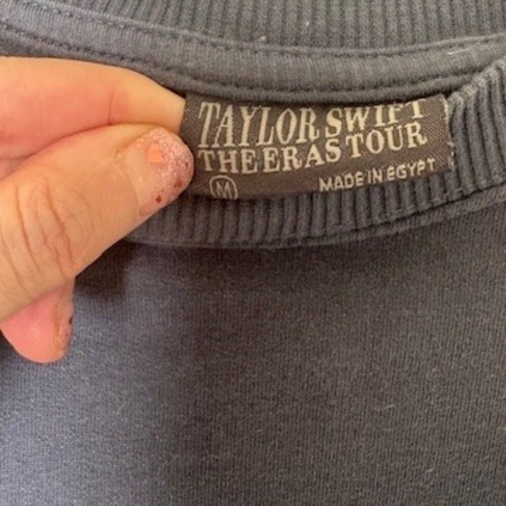Taylor Swift Eras Tour Blue Crewneck - Picture 3 of 3